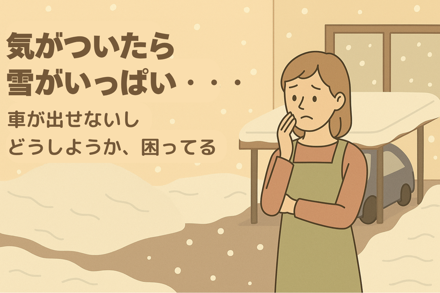 新潟市の除雪・雪かき・雪下ろし・排雪代行！すぐにご自宅まで♪個人宅 