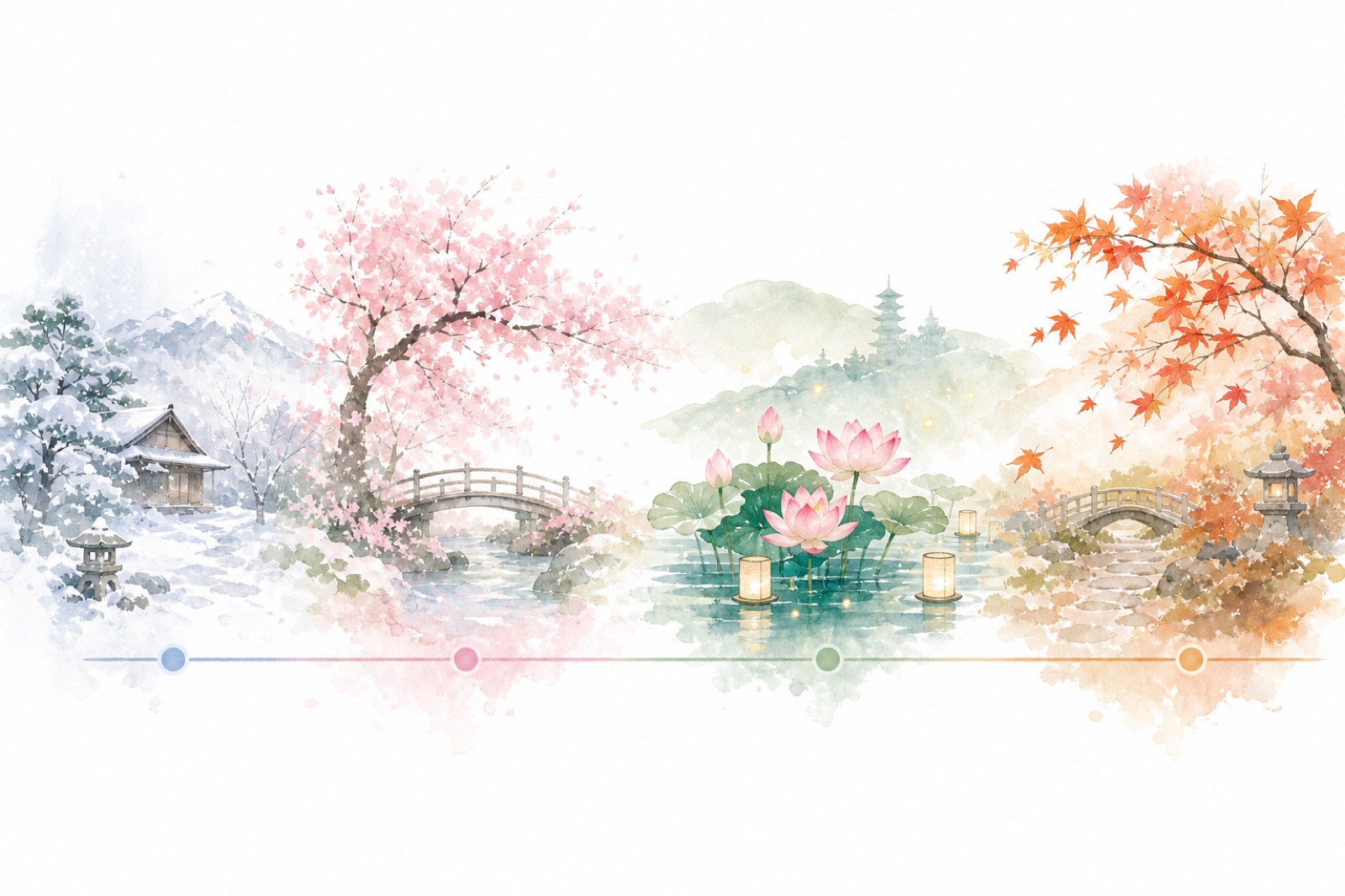お墓参り代行・お墓掃除代行の予約タイミング年間カレンダー（春彼岸・お盆・秋彼岸）